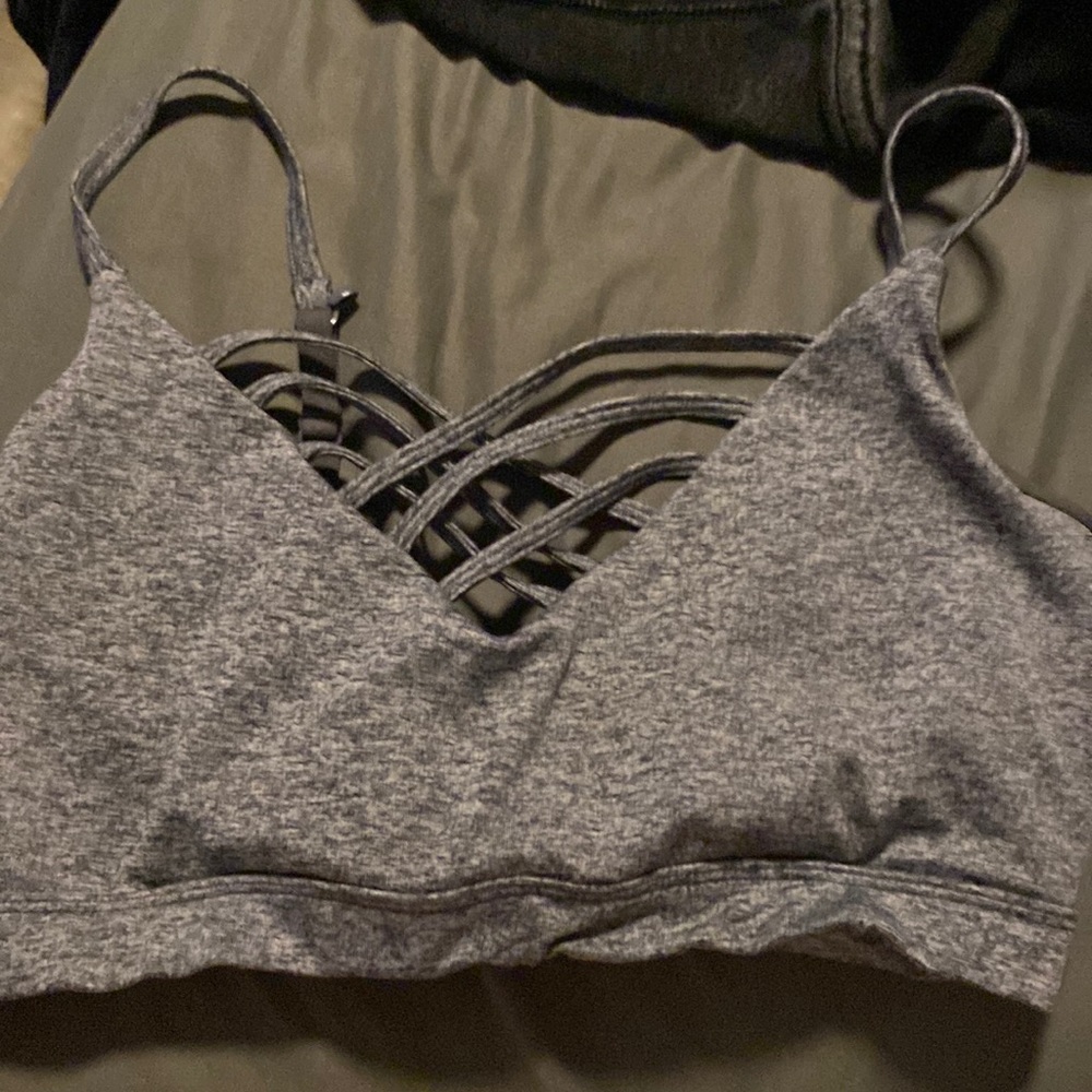 BCG grey sports bra.